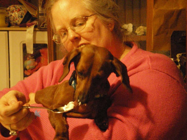 ginger and mom