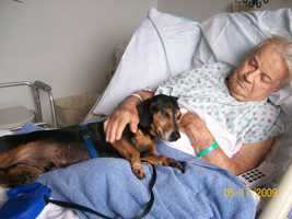 Otto comforts grandfather