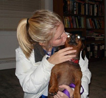 Rusty with mom